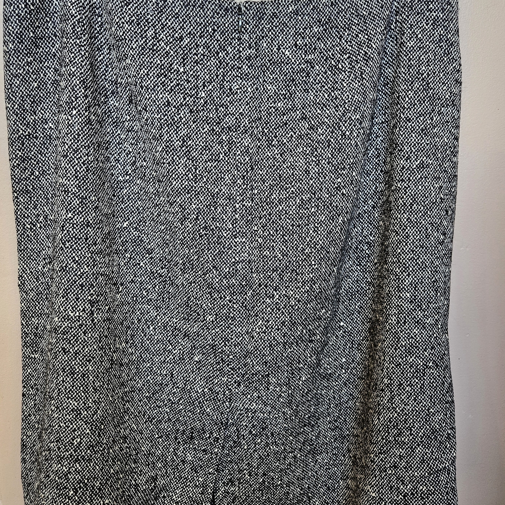 Talbots Black and White Pencil Skirt